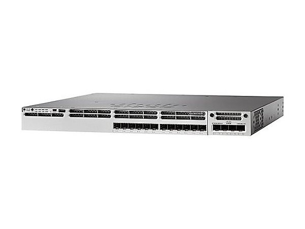 Cisco Catalyst 3850 16 Port 10G Fiber Switch IP Services, WS-C3850-16XS-E